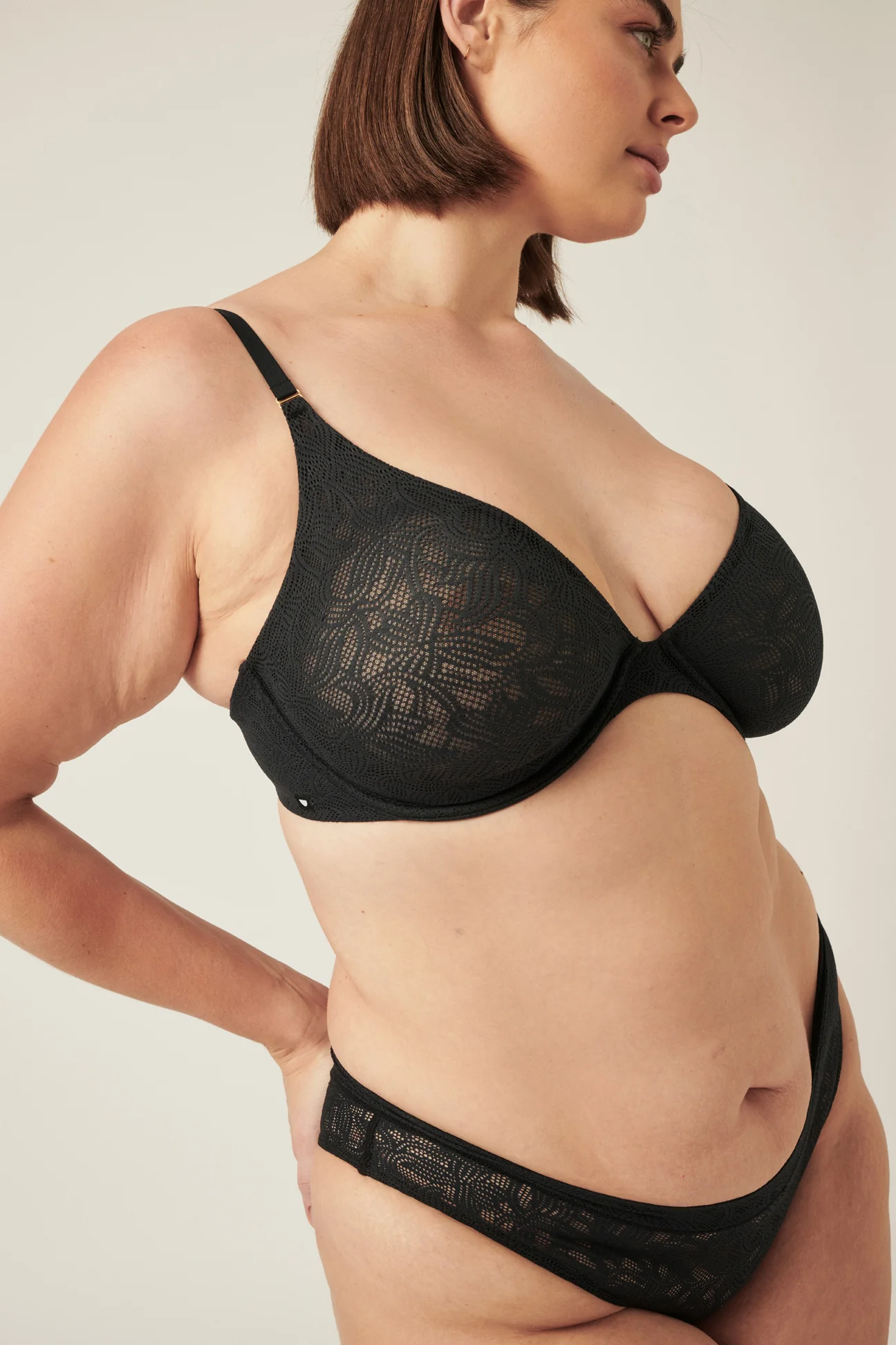 The Lace Everyday Bra - Black - Image 3