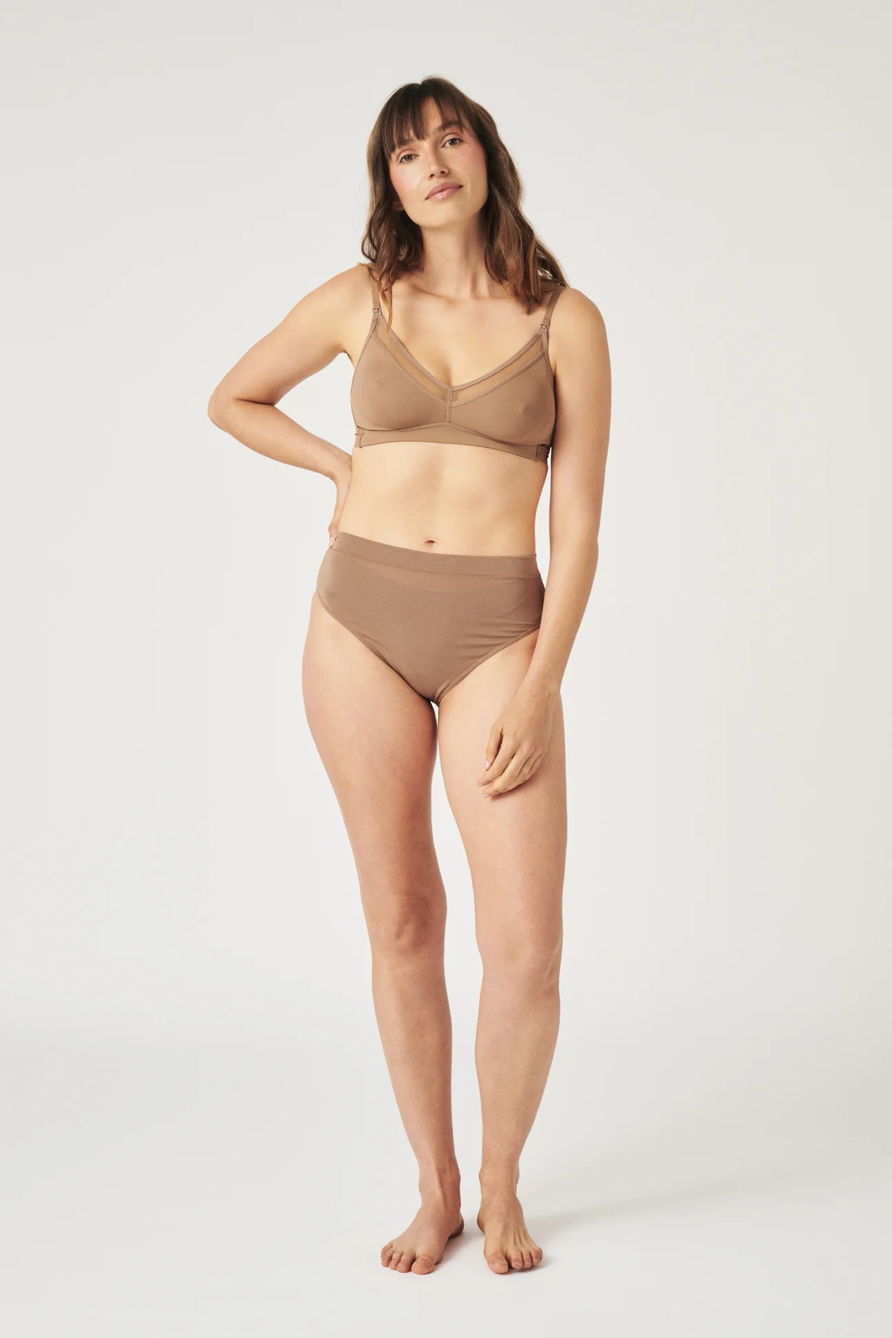 The Maternity Bra - Taupe - Image 5
