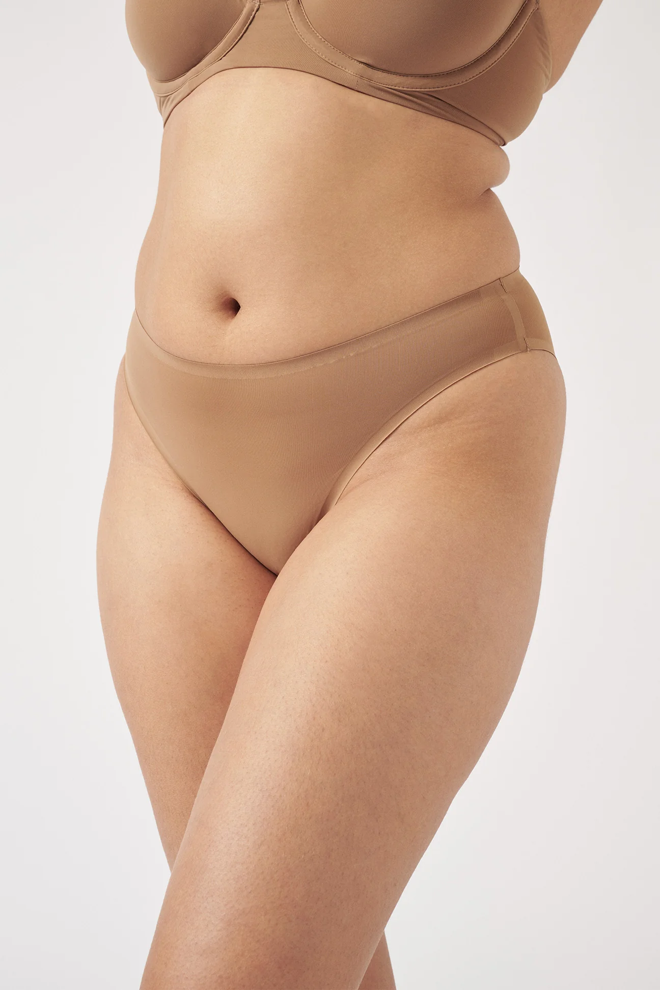 The Seamless Bikini - Taupe - Image 3