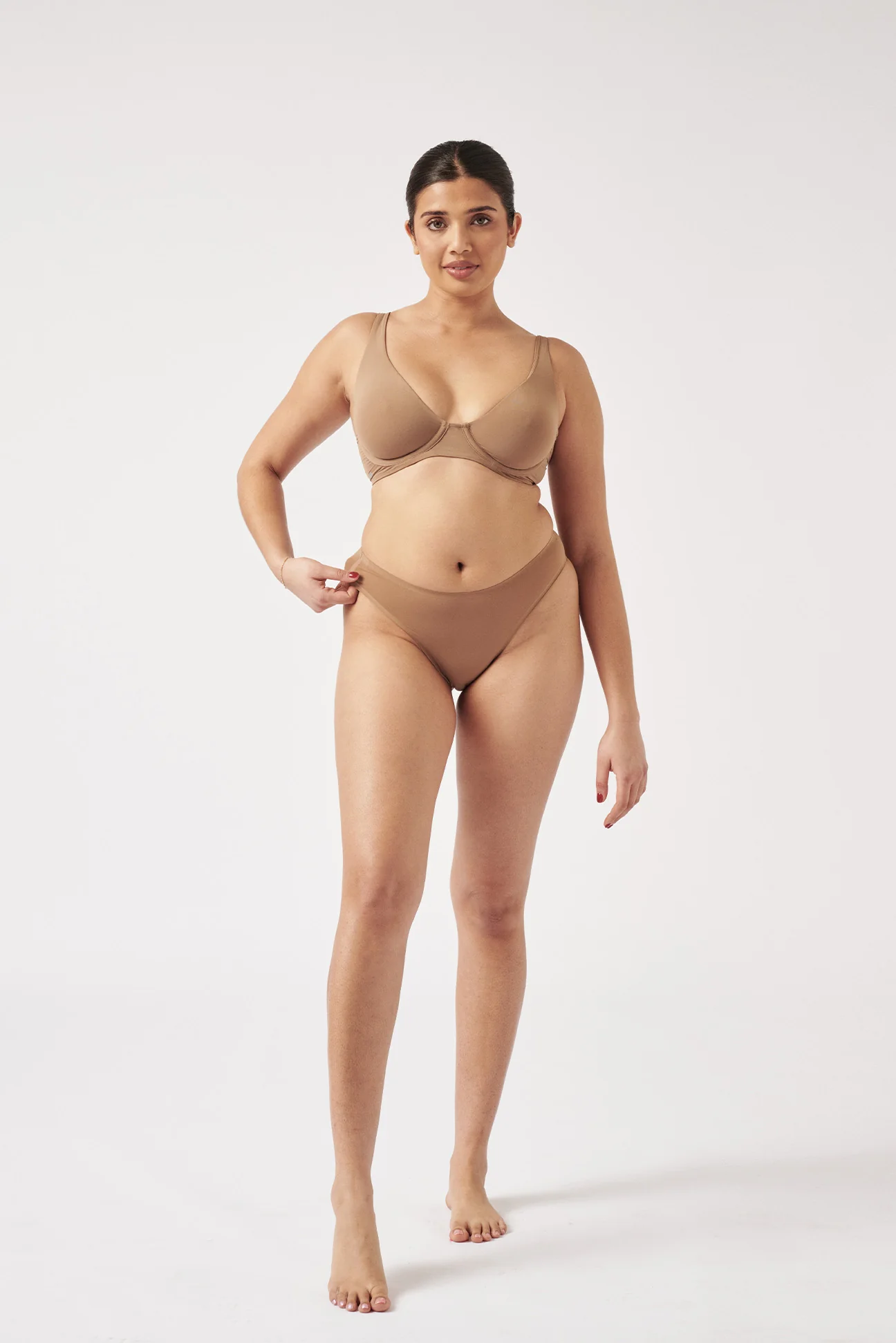 The Seamless Bikini - Taupe - Image 4