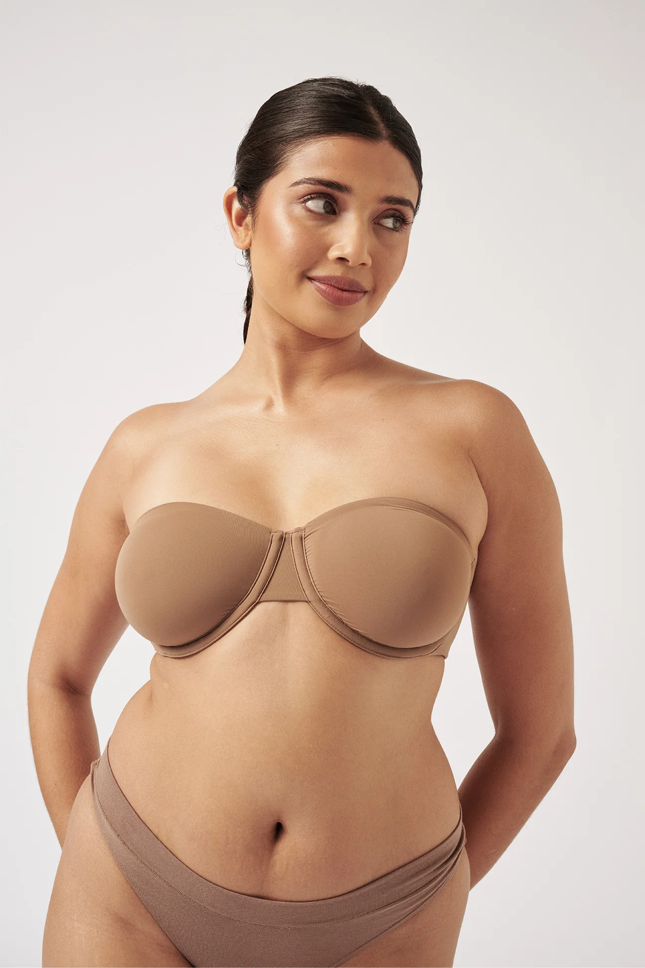 The Strapless - Taupe - Image 5